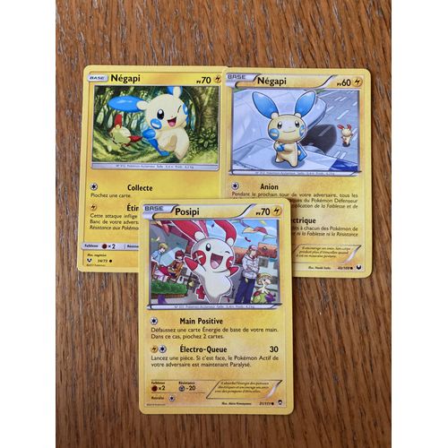 (2886) 2x Négapi + Posipi (Pokemon)