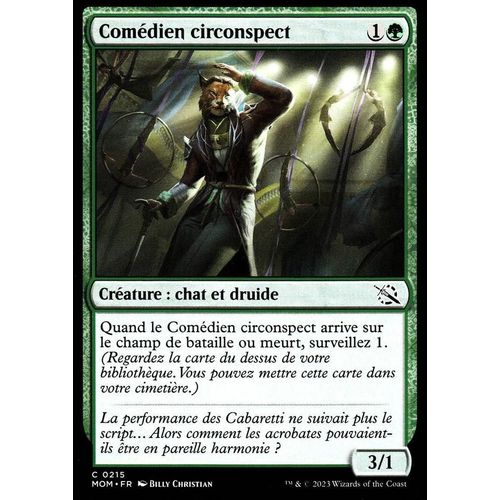 Comédien Circonspect - Magic - L' Invasion Des Machines - C - 215