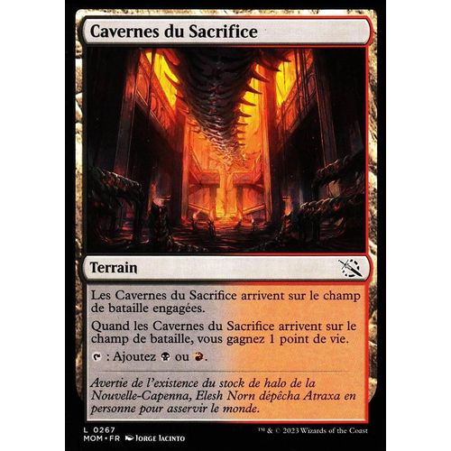 Cavernes Du Sacrifice - Magic - L' Invasion Des Machines - C - 267