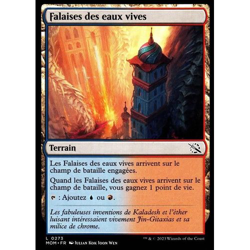 Falaises Des Eaux Vives - Magic - L' Invasion Des Machines - C - 273