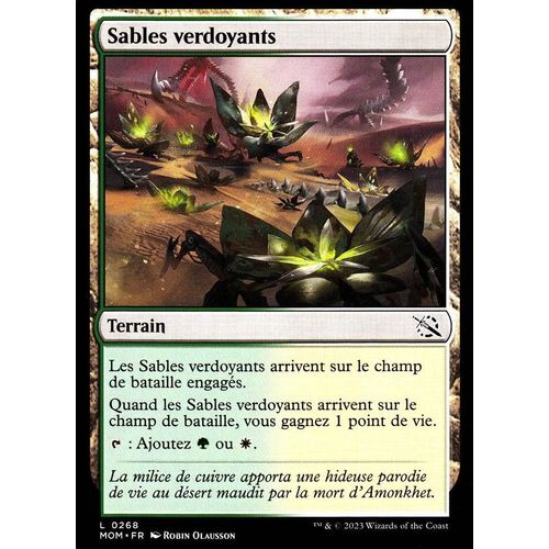 Sables Verdoyants - Magic - L' Invasion Des Machines - C - 268