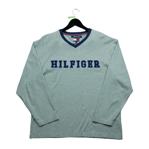 Reconditionné - Pull Tommy Hilfiger - Taille L - Homme - Gris