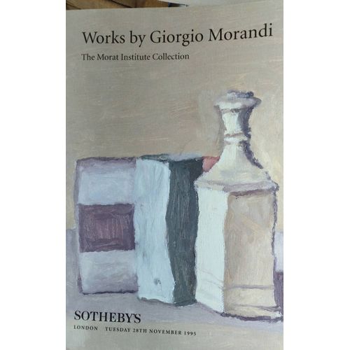 Livret Works By Giorgio Morandi The Morat Institute Collection Sotheby's London 1995 Catalogue 