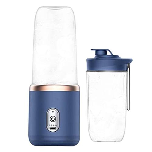 Mini 400ml Blender Smoothie Fruits, Transportable Compact Centrifugeuse avec Gobelet et Couvercle portative , Sans BPA , 6 Lames en Inox,Multifonctionnel pour Smoothie Milk-shake