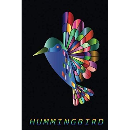 Hummingbird: Full Color Hummingbird Blank Lines Pages Notebook Journal 6x9" 100 Pages | Animal Lovers Book For You