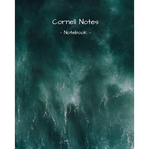 Cornell Notes Notebook: Original Style, 130 Pages 8"X10" Cornell Notebook Note-Taking System, Large College Ruled Medium Lined For High School,College And University Students Worldwide