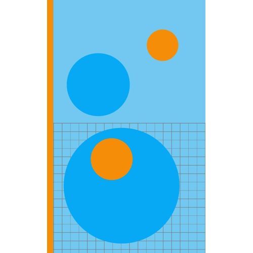 Big Blue Dots: Notebook Pages Are Half Blank And Half Gridded