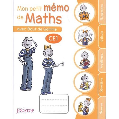 Mon Petit Mémo De Maths Avec Bout De Gomme Ce1