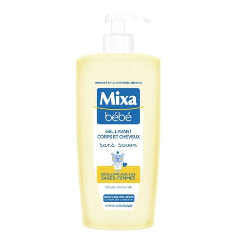 Gel Lavant Corps & Cheveux Mixa Bébé 750ml 