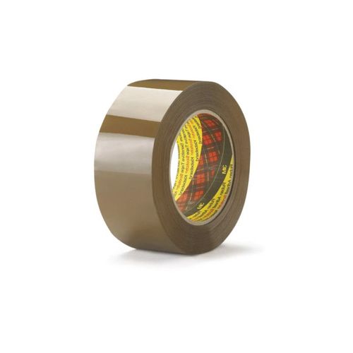 Ruban adhésif polypropylène 3M havane 50mm x 100m