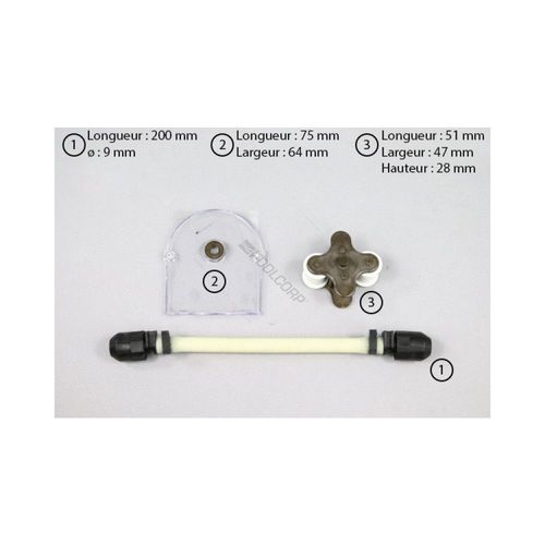 Kit porte galet + capot pompe Ph Prim Avady - AYAC100165