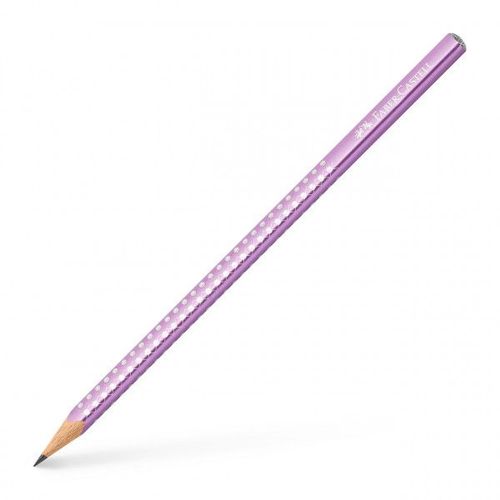 Crayon Gris - Crayon Graphite - Violet Avec Strass - Mine B - Faber-Castell