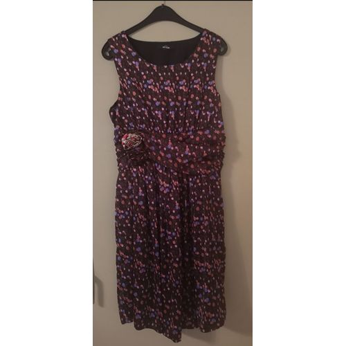 Robe De Soirée À Pois - Vintage - 40/42