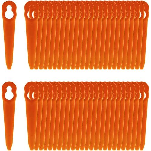 Lot de 100 Lames Compatible pour Coupe Bordure Stihl PolyCut 2-2 PolyCut 3-2, FSA 45 FSA 57 FSE 52,Lames en Plastique pour Coupe Bordure Stihl
