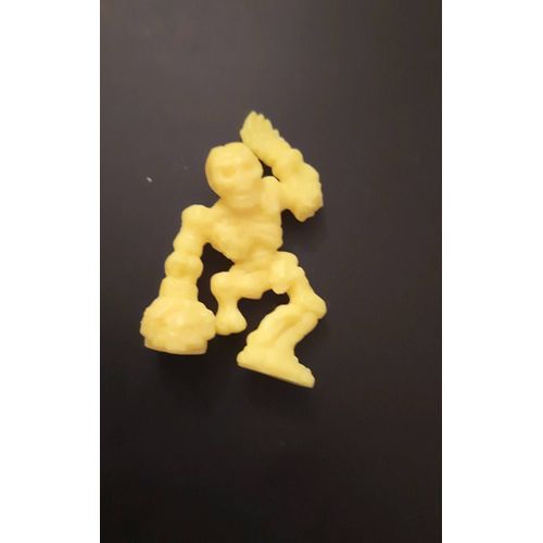Monster In My Pocket, Jouet De La Série 1, Nom Squelette Numéro 47, Matière Plastique, Une Pièce De Couleur Fluo Jaune. 
