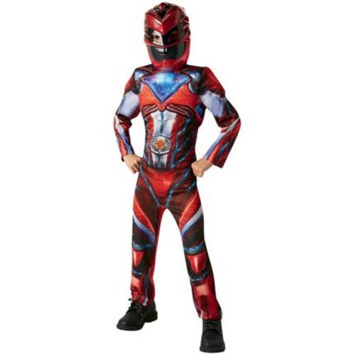 Deguisement Luxe Power Rangers Rouge Movie Taille S 3-4 Ans