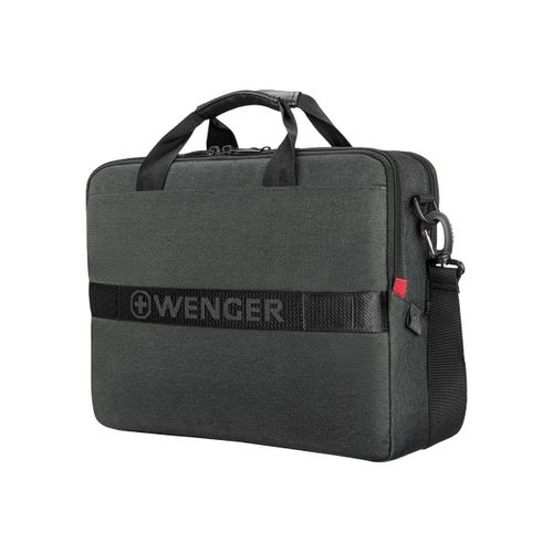 Wenger MX ECO Brief - Sac à dos pour ordinateur portable - 16" - gris, Charbon