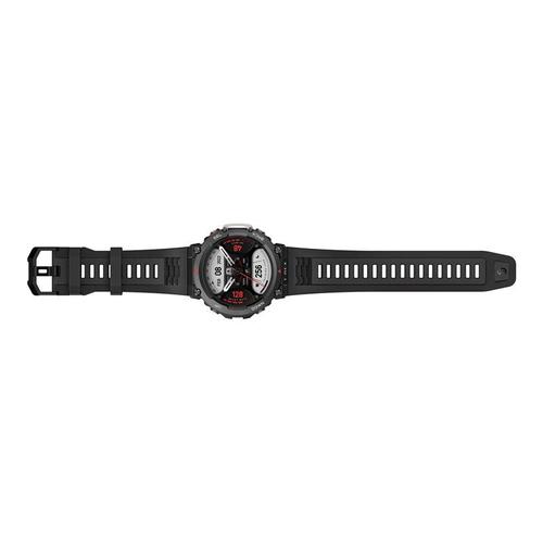 Amazfit T-Rex 2 - Noir De Braise - Montre Intelligente Avec Bracelet - Silicone - Noir De Braise - Taille Du Poignet : 140-205 Mm - Affichage 1.39" - Bluetooth - 66.5 G