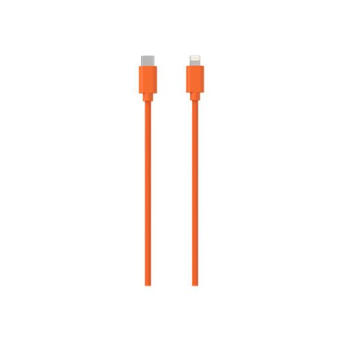 JAYM POP Collection - Câble Lightning - 24 pin USB-C mâle pour Lightning mâle - 1.5 m - orange