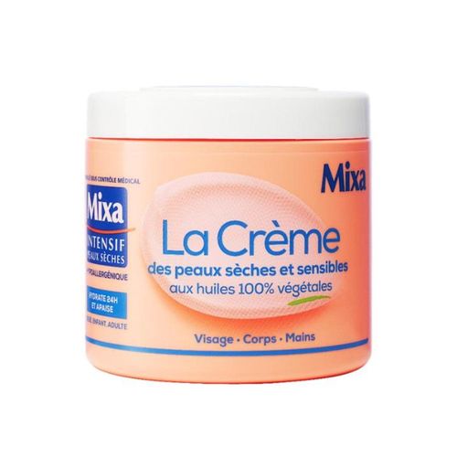 Crème Des Peaux Sèches Et Sensibles Mixa 400ml 