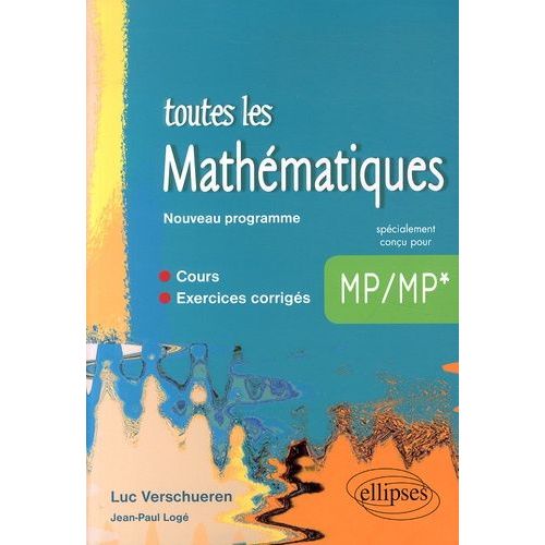 Toutes Les Mathématiques Mp/Mp*