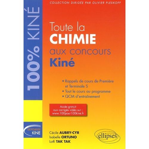 Toute La Chimie Aux Concours Kiné