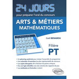 Concours Arts Et Métiers Filière Pt Mathématiques