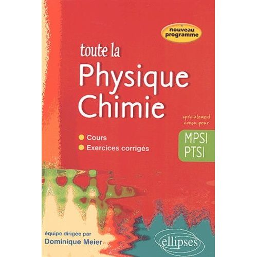 Toute La Physique Chimie Mpsi Ptsi