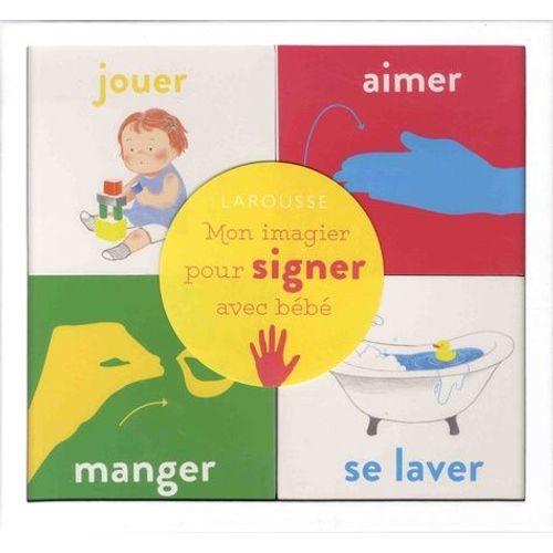 Mon Imagier Pour Signer Avec Bébé - Coffret En 4 Volumes : Jouer - Aimer - Manger - Se Laver