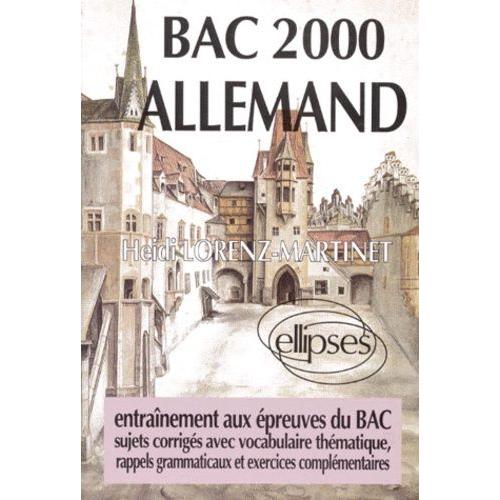 Bac 2000, Allemand