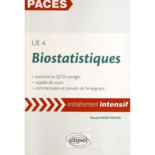 Biostatistiques Ue 4 - Exercices Et Qcm Corrigés, Rappels De Cours