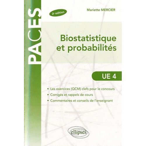 Biostatistiques Et Probabilités Ue 4