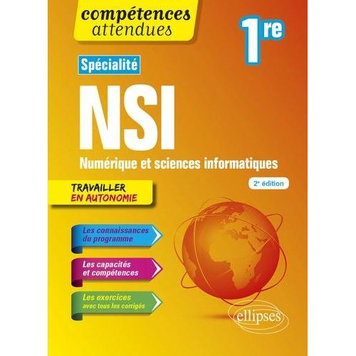 Spécialité Nsi Numérique Et Sciences Informatiques 1re