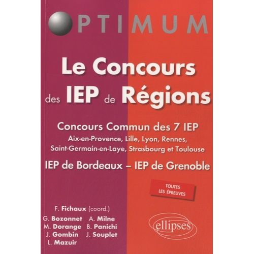 Le Concours Des Iep De Régions