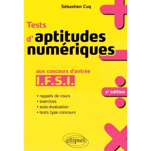 Tests D'aptitudes Numériques Aux Concours D'entrée Ifsi