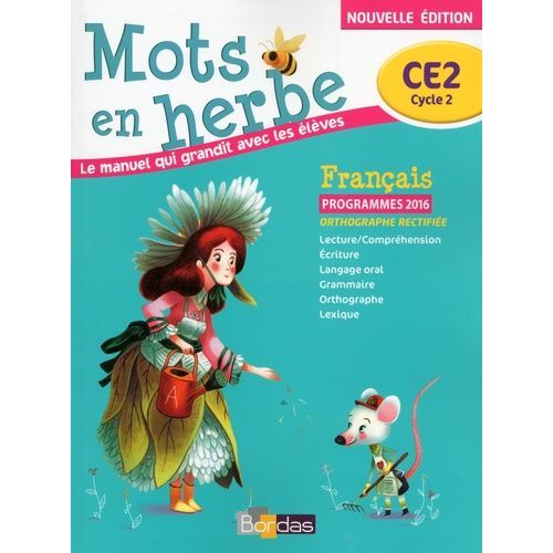 Français Ce2 Mots En Herbe - Manuel De L'élève
