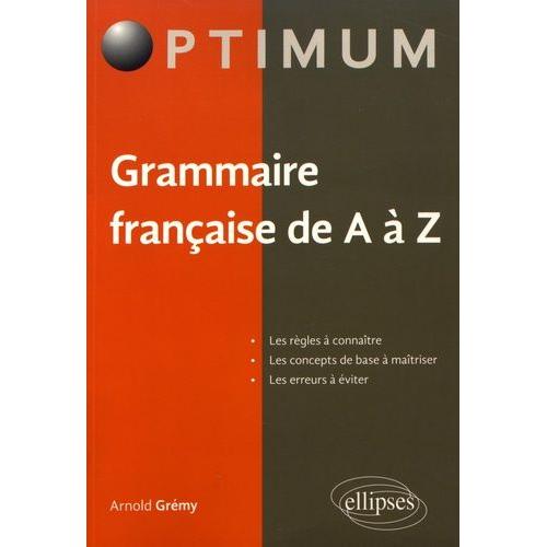 Grammaire Française De A À Z