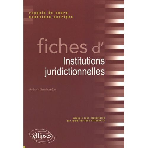 Fiches D'institutions Juridictionnelles