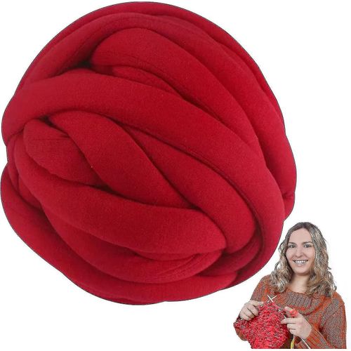 Chunky Cotton Yarn | Arm Knitting Wool,Roving Yarn For Weaving Knitting, Crocheting And Felting, Blanket Yarn Making Pets House Blanket