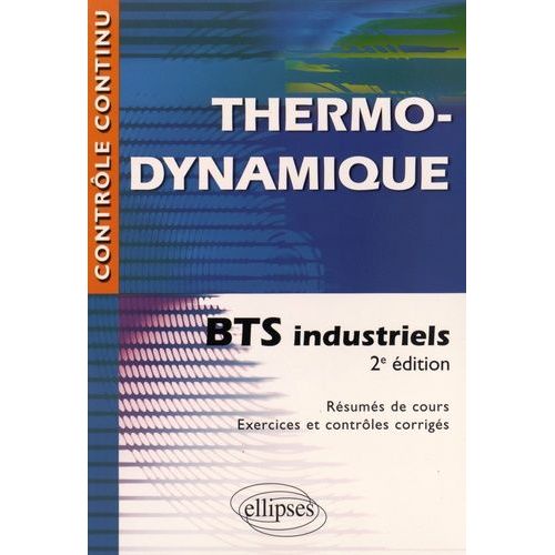 Thermodynamique Bts Industriels
