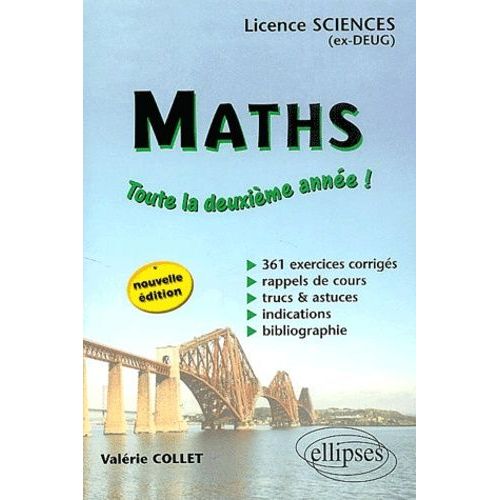 Maths Licences Sciences - 2ème Année