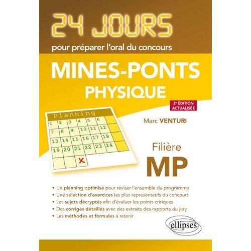 Physique - Concours Mines-Ponts, Filière Mp