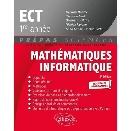 Mathématiques Informatique Ect 1re Année