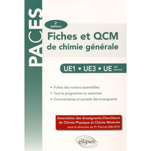 Fiches Et Qcm De Chimie Générale
