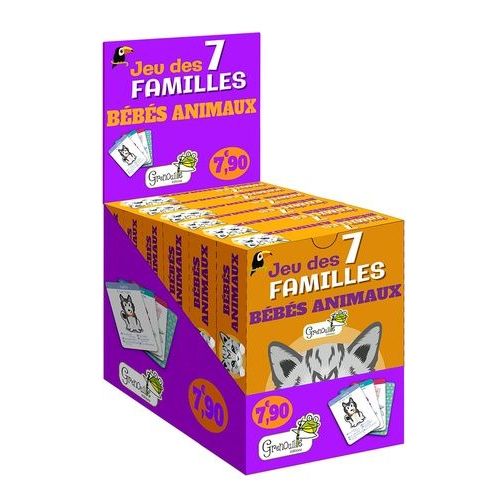Boite 6 Jeux 7 Familles Bebes Animaux - 0