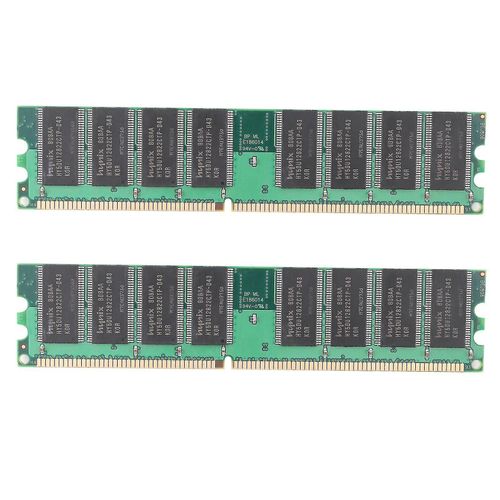 2x Ddr 1gb Pc Mémoire Ram Ddr1 Desktop Pc3200 400mhz 184 Pin Non-ECC Computer Memoria Module