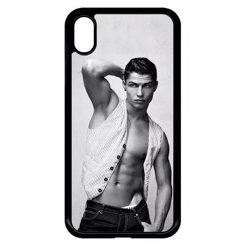 Coque Iphone Xr - Cr7 Cristiano Ronaldo Body Beau Gosse - Noir