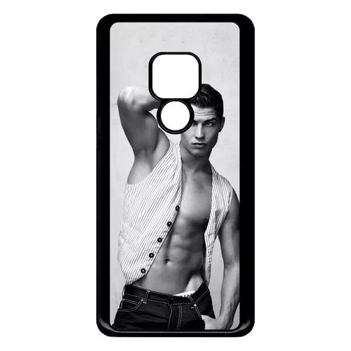 Coque Huawei Mate 20 - Cr7 Cristiano Ronaldo Body Beau Gosse - Noir