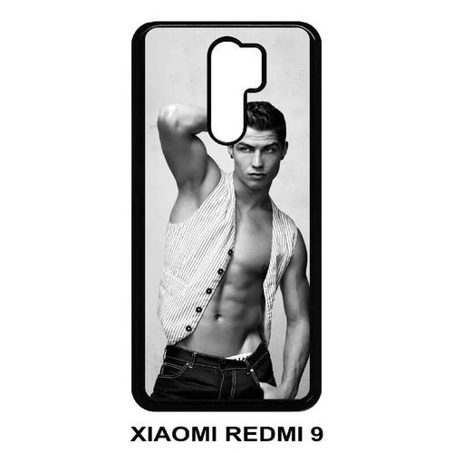 Coque Xiaomi Redmi 9 - Cr7 Cristiano Ronaldo Body Beau Gosse - Noir