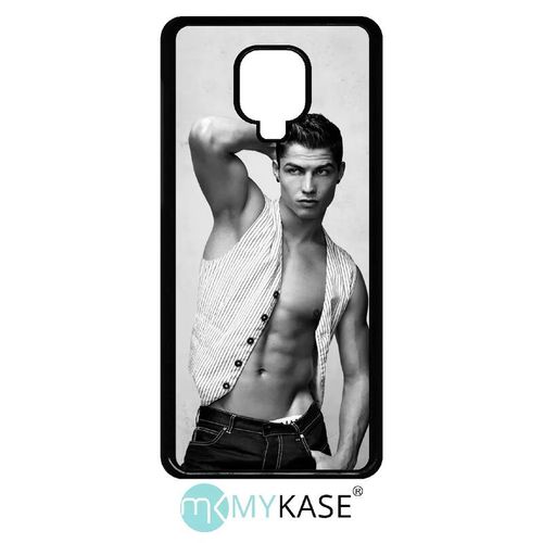 Coque Xiaomi Redmi Note 9 Pro - Cr7 Cristiano Ronaldo Body Beau Gosse - Noir